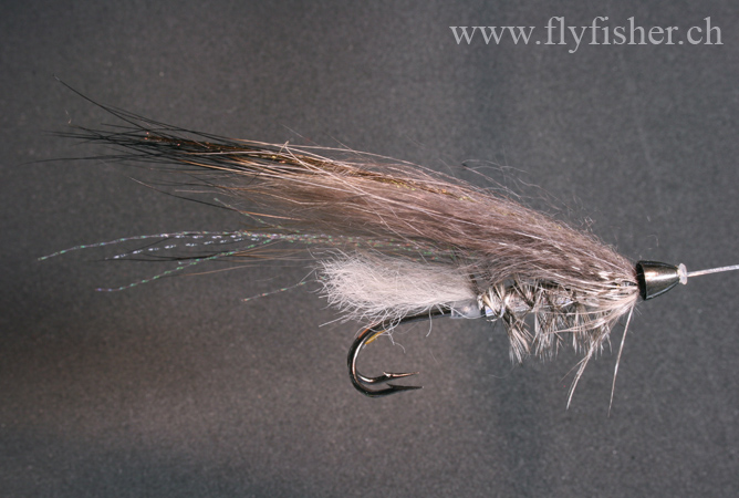 brown and silver Tubefly